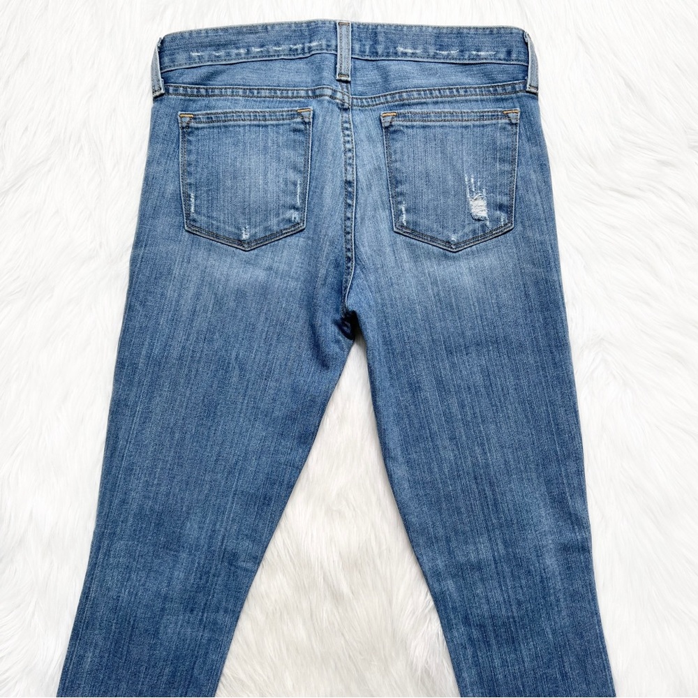 J. Crew Distressed Razor Frayed Toothpick Skinny Jeans - Picture 5 of 10